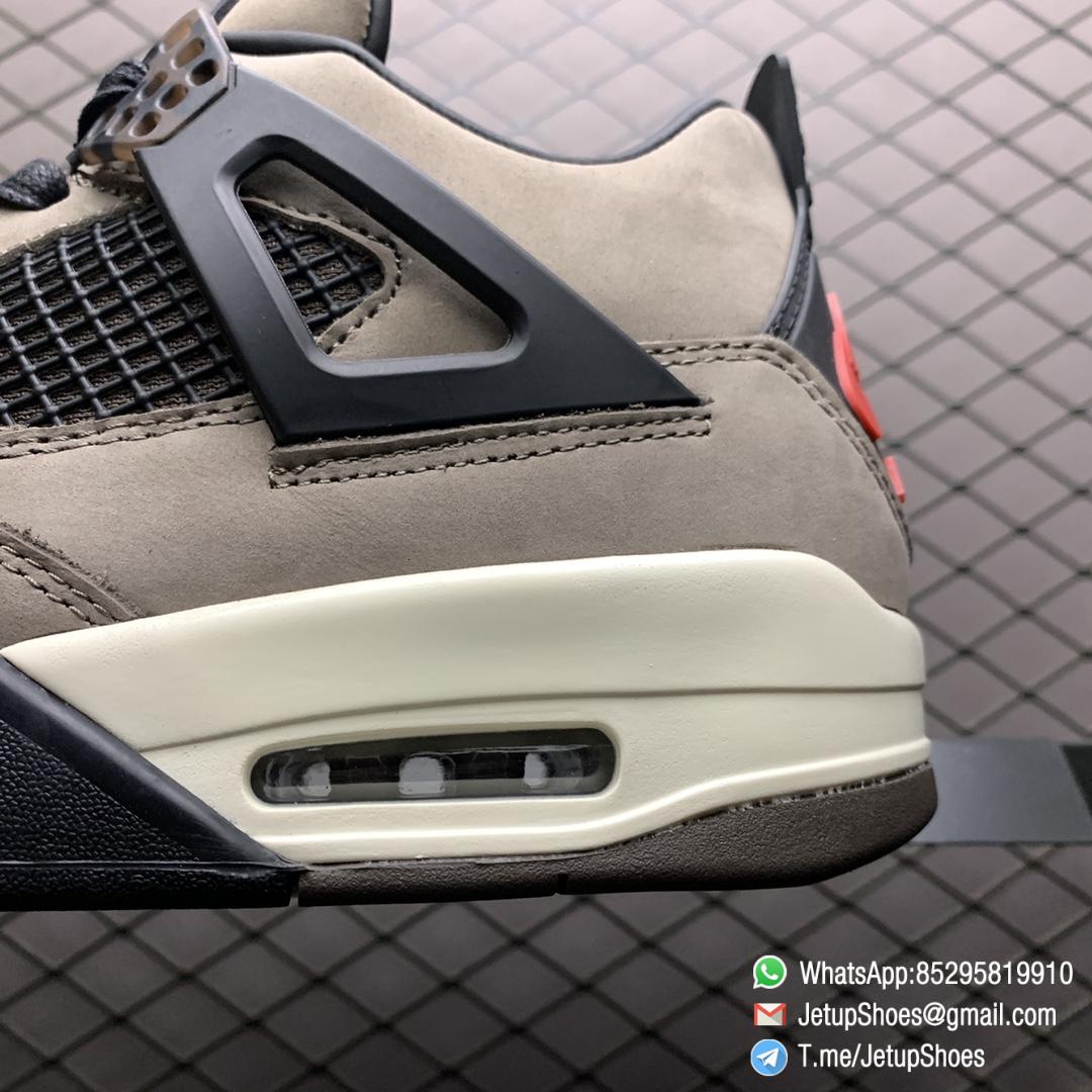 Replica Sneakers Travis Scott Olive x Air Jordan 4 Retro TS4 AJ4 Brown Suede Upper Cactus Jack Logo Right Heel Friends Family Limited Edition SKU AJ4 882335 04 Replica Sneakers Travis Scott Olive x Air Jordan 4 Retro TS4 AJ4 Brown Suede Upper Cactus Jack Logo Right Heel Friends Family Limited Edition SKU AJ4 882335 04