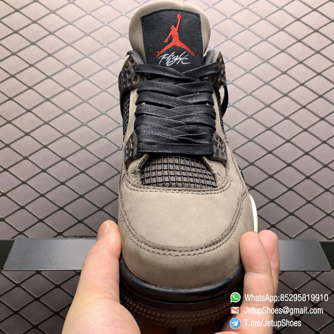 Replica Sneakers Travis Scott Olive x Air Jordan 4 Retro TS4 AJ4 Brown Suede Upper Cactus Jack Logo Right Heel Friends Family Limited Edition SKU AJ4 882335 05 Replica Sneakers Travis Scott Olive x Air Jordan 4 Retro TS4 AJ4 Brown Suede Upper Cactus Jack Logo Right Heel Friends Family Limited Edition SKU AJ4 882335 05