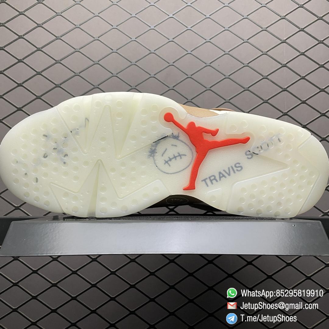 Top Clone Sneakers Travis Scott x Air Jordan 6 Retro British Khaki Suede Canvas Upper Stash Pouch Zipper Detailing Nike Air and Cactus Jack Branding SKU DH0690 200 07 Top Clone Sneakers Travis Scott x Air Jordan 6 Retro British Khaki Suede Canvas Upper Stash Pouch Zipper Detailing Nike Air and Cactus Jack Branding SKU DH0690 200 07