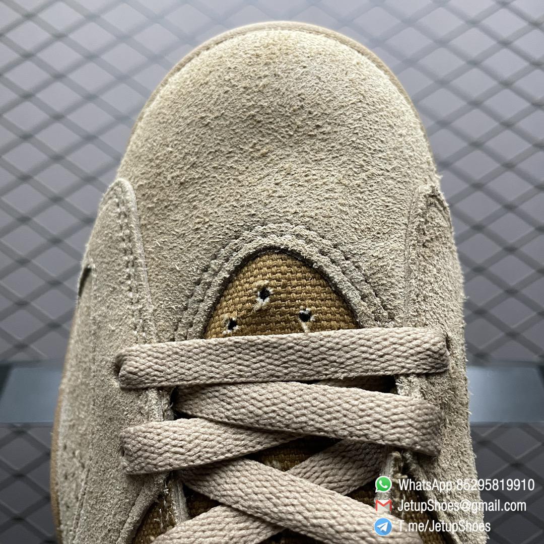 Top Clone Sneakers Travis Scott x Air Jordan 6 Retro British Khaki Suede Canvas Upper Stash Pouch Zipper Detailing Nike Air and Cactus Jack Branding SKU DH0690 200 08 Top Clone Sneakers Travis Scott x Air Jordan 6 Retro British Khaki Suede Canvas Upper Stash Pouch Zipper Detailing Nike Air and Cactus Jack Branding SKU DH0690 200 08