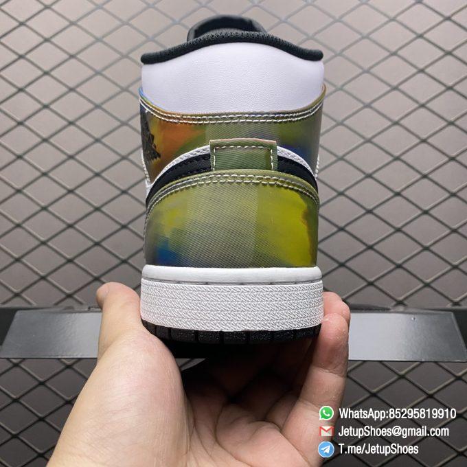 Top Quality Replica Air Jordan 1 Mid SE Heat Reactive Color Change Cultural Basketball Sneakers White Leather Upper Black Overlays SKU DM7802 100 06