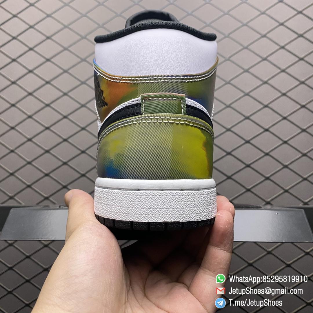 Top Quality Replica Air Jordan 1 Mid SE Heat Reactive Color Change Cultural Basketball Sneakers White Leather Upper Black Overlays SKU DM7802 100 06 Top Quality Replica Air Jordan 1 Mid SE Heat Reactive Color Change Cultural Basketball Sneakers White Leather Upper Black Overlays SKU DM7802 100 06