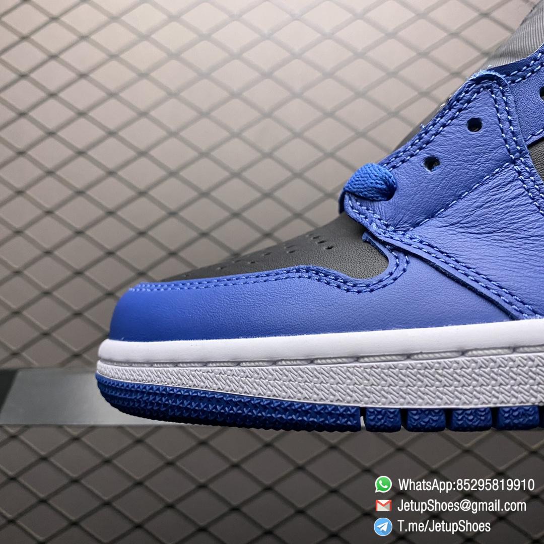 Top Replica Air Jordan 1 Retro High OG Dark Marina Blue Black Blue Two tone Color Leather Upper Dark Blue Overlays Blue Swoosh Black Jordan Wing Logo SKU 555088 404 03 Top Replica Air Jordan 1 Retro High OG Dark Marina Blue Black Blue Two tone Color Leather Upper Dark Blue Overlays Blue Swoosh Black Jordan Wing Logo SKU 555088 404 03