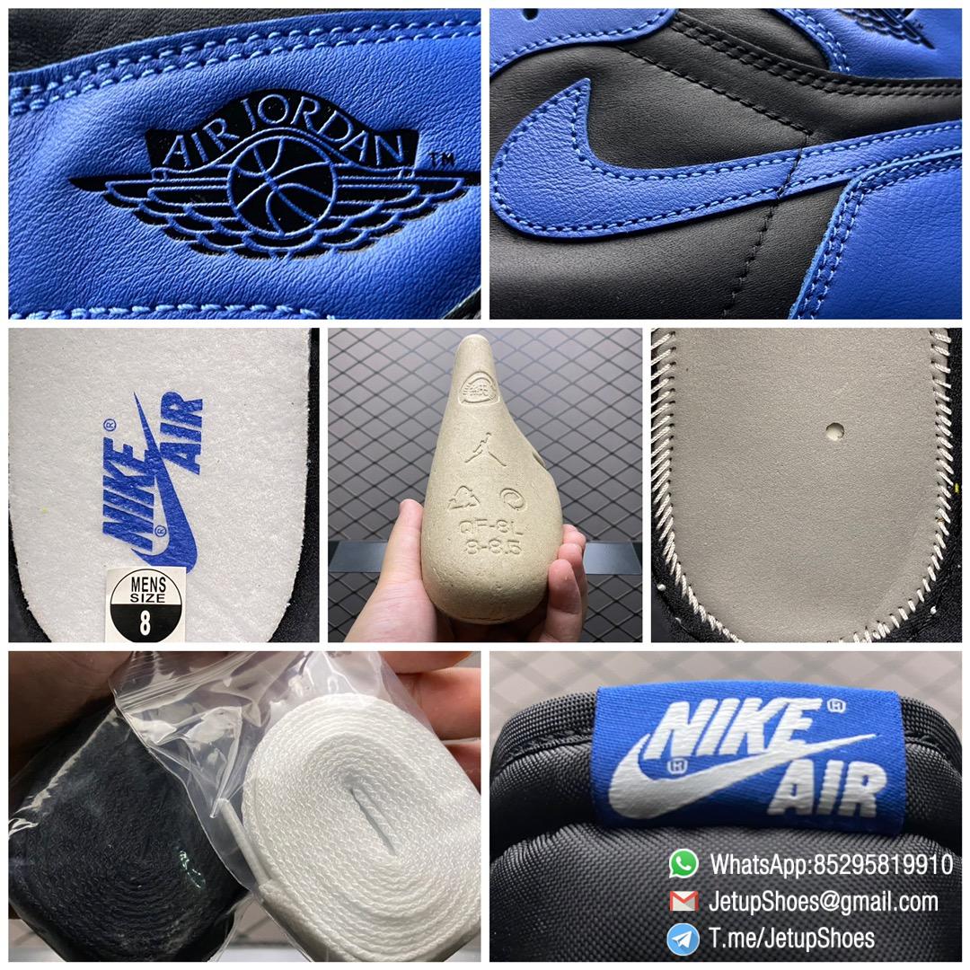Top Replica Air Jordan 1 Retro High OG Dark Marina Blue Black Blue Two tone Color Leather Upper Dark Blue Overlays Blue Swoosh Black Jordan Wing Logo SKU 555088 404 09 Top Replica Air Jordan 1 Retro High OG Dark Marina Blue Black Blue Two tone Color Leather Upper Dark Blue Overlays Blue Swoosh Black Jordan Wing Logo SKU 555088 404 09