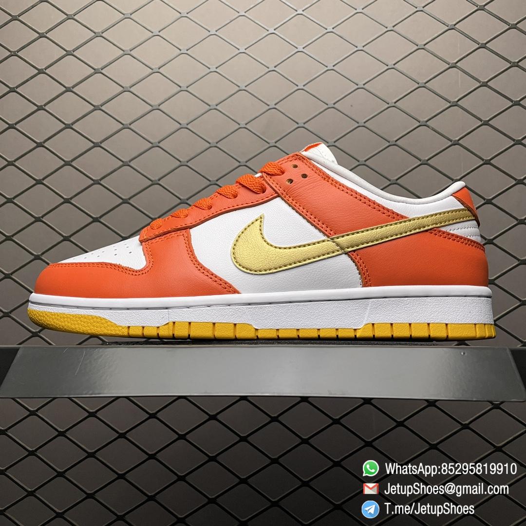 Best Replica Shoes Dunk Low Golden Orange SKU DQ4690 800 Super Clone Sneakers 01