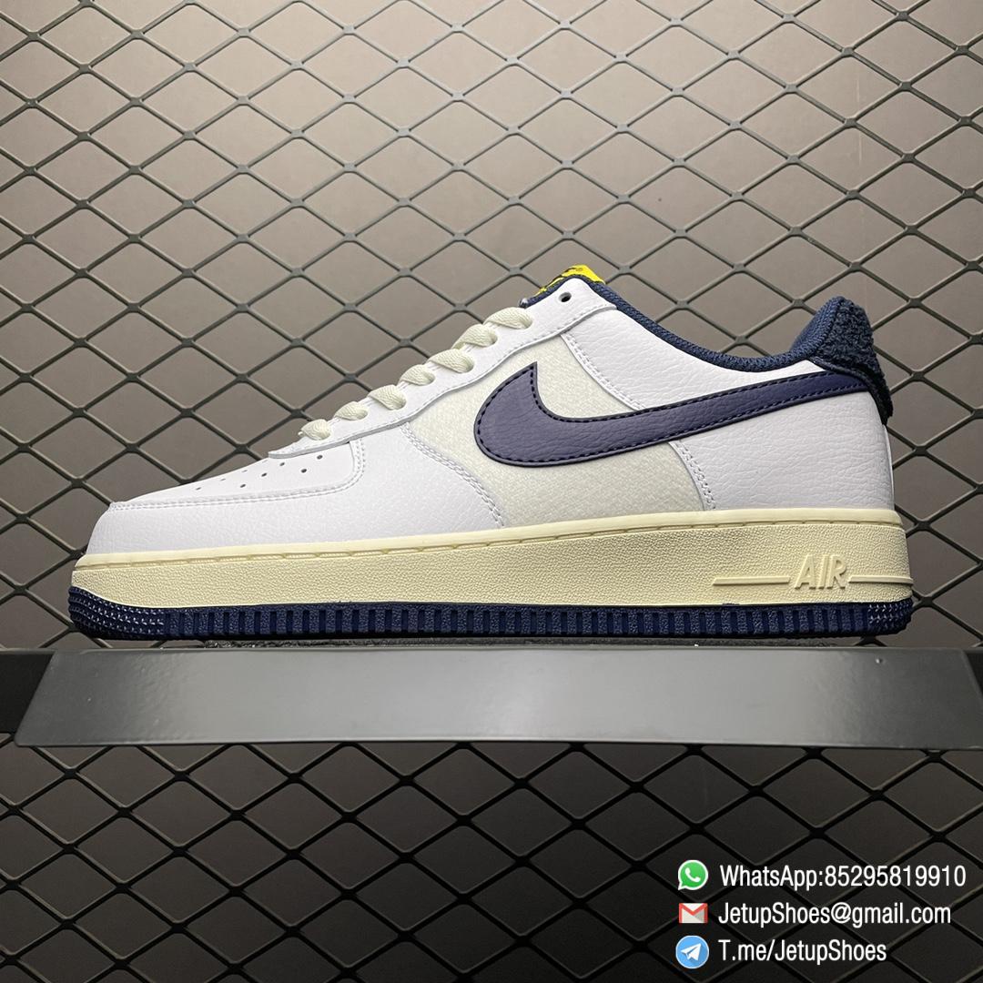 Best Replica Sneaker Nike Air Force 1 07 LV8 Varsity Jacket Michigan SKU DO5220 141 Top Clone Sneakers 01