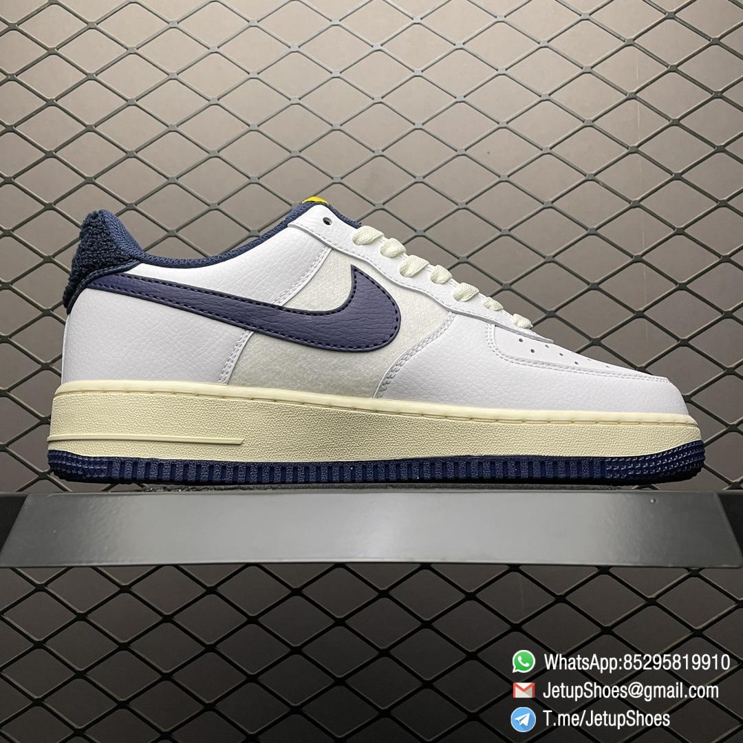 Best Replica Sneaker Nike Air Force 1 07 LV8 Varsity Jacket Michigan SKU DO5220 141 Top Clone Sneakers 02