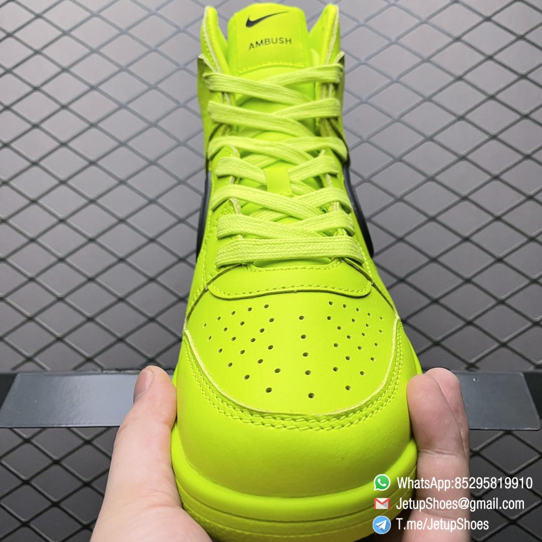 RepSneakers AMBUSH x Dunk High Flash Lime SKU CU7544 300 Best Replica Sneakers 05