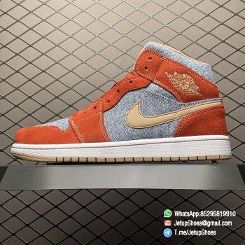 RepSneakers Air Jordan 1 Mid Denim Red Sneakers SKU DM4352 600 Best Rep SNKRS 01