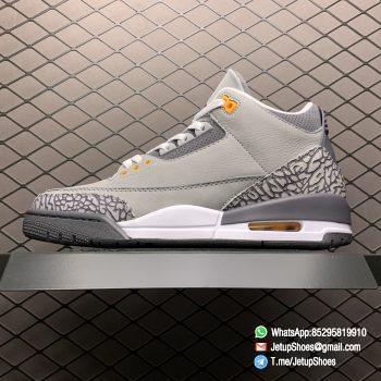 RepSneakers Air Jordan 3 Retro Cool Grey SKU CT8532 012 Grey Leather Upper Best Replica Sneakers 01