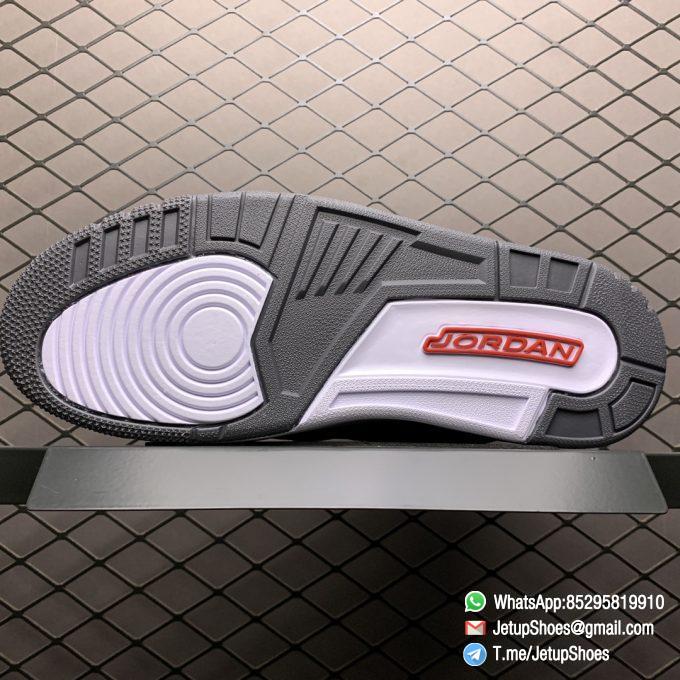 RepSneakers Air Jordan 3 Retro Cool Grey SKU CT8532 012 Grey Leather Upper Best Replica Sneakers 07