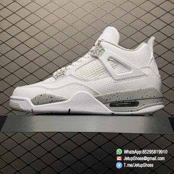 RepSneakers Air Jordan 4 Retro White Oreo Sneakers SKU CT8527 100 Top Quality Fake Shoes 01