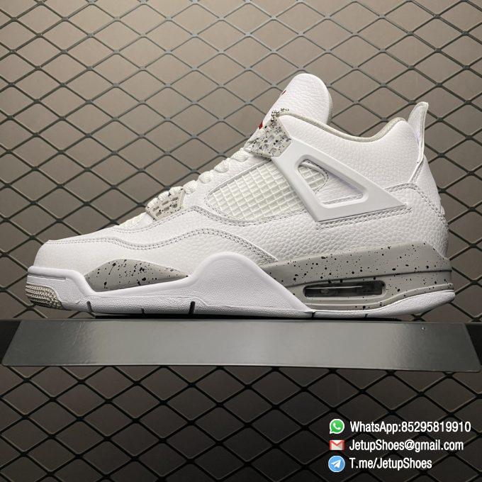 RepSneakers Air Jordan 4 Retro White Oreo Sneakers SKU CT8527 100 Top Quality Fake Shoes 01