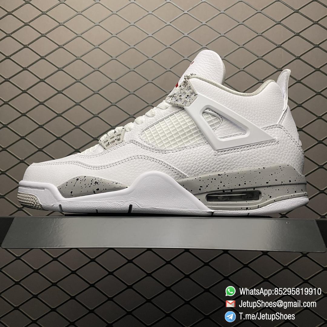 RepSneakers Air Jordan 4 Retro White Oreo Sneakers SKU CT8527 100 Top Quality Fake Shoes 01