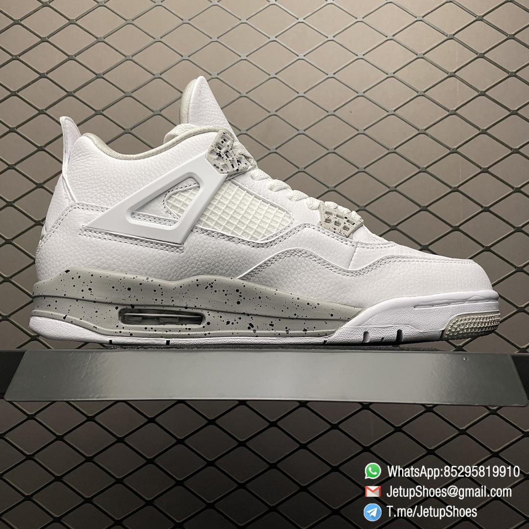 RepSneakers Air Jordan 4 Retro White Oreo Sneakers SKU CT8527 100 Top Quality Fake Shoes 02