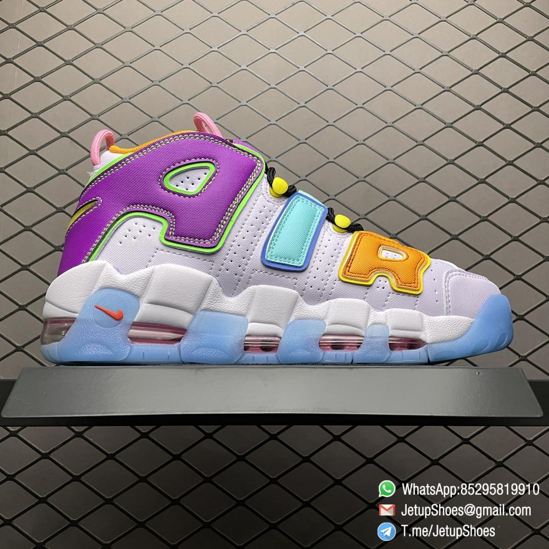 RepSneakers Air More Uptempo GS DH0624 500 Barely Grape Orange Peel Sneakers Best Replica SNKRS 02