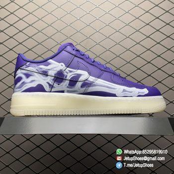 RepSneakers Nike Air Force 1 Low Purple Skeleton Sneaker SKU CU8067 500 Best Qulity Rep Sneakers 02