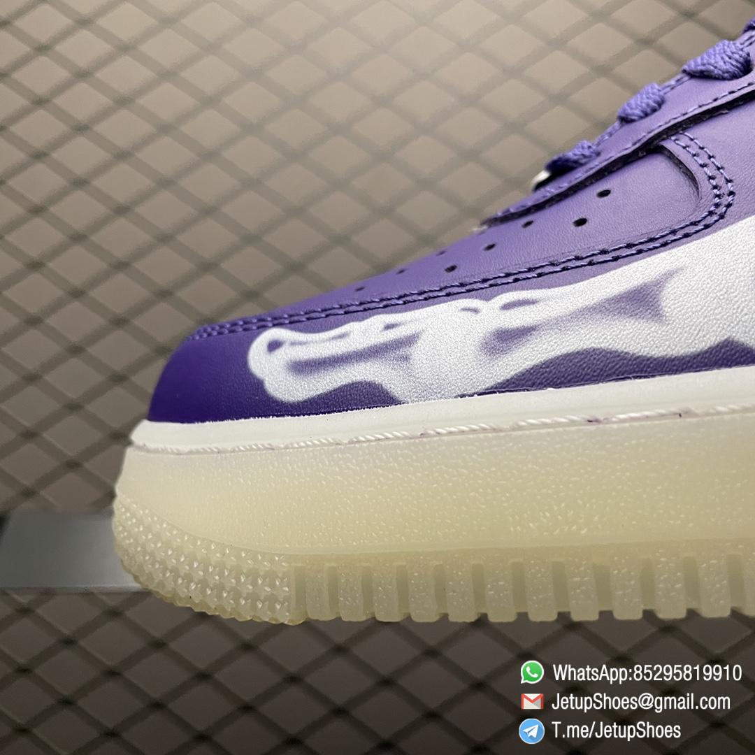 RepSneakers Nike Air Force 1 Low Purple Skeleton Sneaker SKU CU8067 500 Best Qulity Rep Sneakers 03