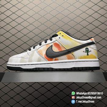 RepSneakers Nike Dunk SB Low Tie Dye Raygun White Skateboarding Shoes SKU BQ6832 101 Top RepShoes 01