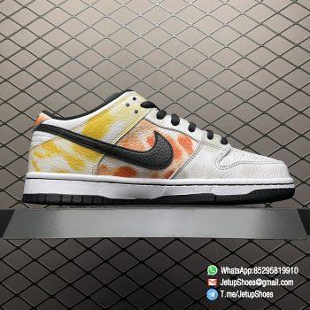 RepSneakers Nike Dunk SB Low Tie Dye Raygun White Skateboarding Shoes SKU BQ6832 101 Top RepShoes 02