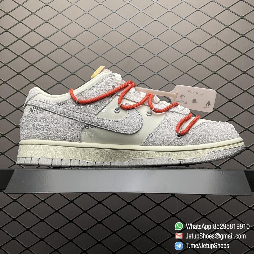 RepSneakers Off-White x Dunk Low 'Lot 33 of 50' Sneaker SKU DJ0950 118  Super Clone Quality Sneakers