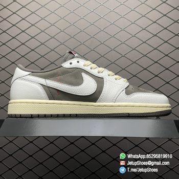 Replica Sneakers Travis Scott x Air Jordan 1 Low OG Reverse Mocha SKU DM7866 162 Top Quality Repsneakers 02