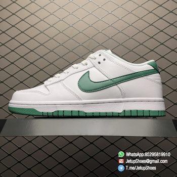 Repsneakers Nike Women Dunk Low White Lucky Green Sneaker SKU DD1503 112 Super Clone Shoes 01