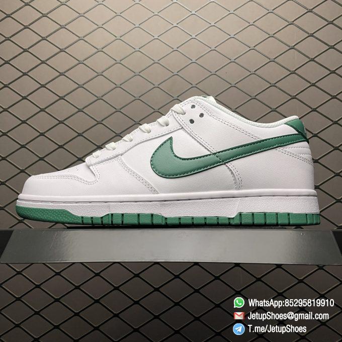 Repsneakers Nike Women Dunk Low White Lucky Green Sneaker SKU DD1503 112 Super Clone Shoes 01