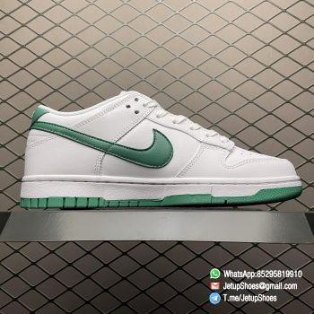 Repsneakers Nike Women Dunk Low White Lucky Green Sneaker SKU DD1503 112 Super Clone Shoes 02