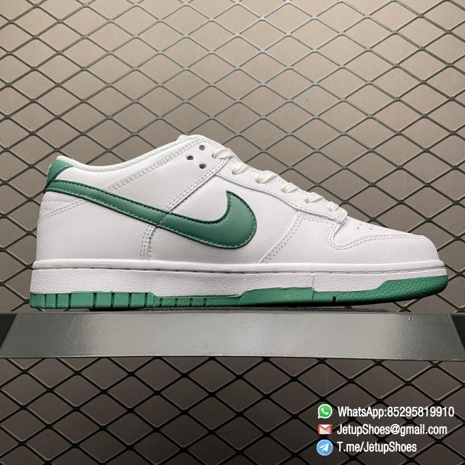 Repsneakers Nike Women Dunk Low White Lucky Green Sneaker SKU DD1503 112 Super Clone Shoes 02