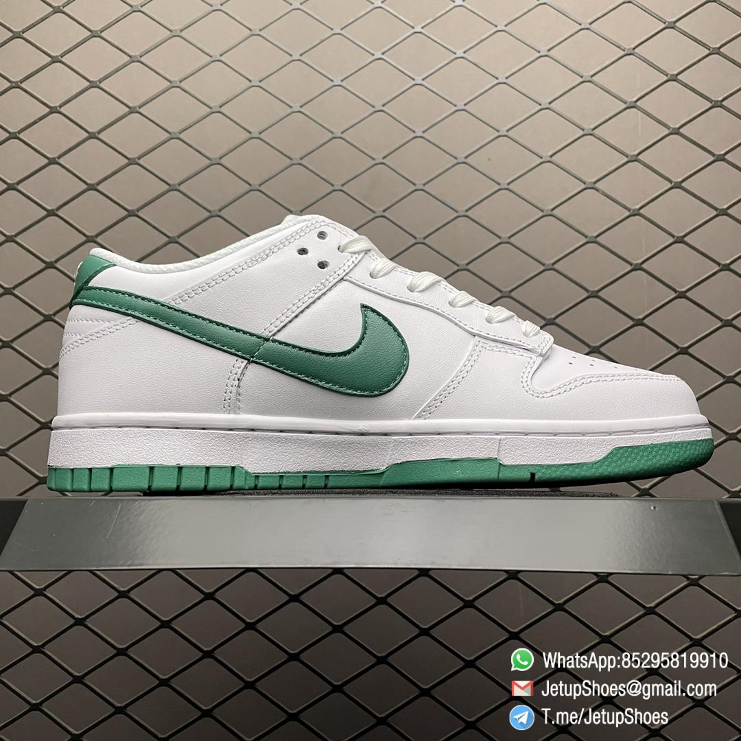 Repsneakers Nike Women Dunk Low White Lucky Green Sneaker SKU DD1503 112 Super Clone Shoes 02