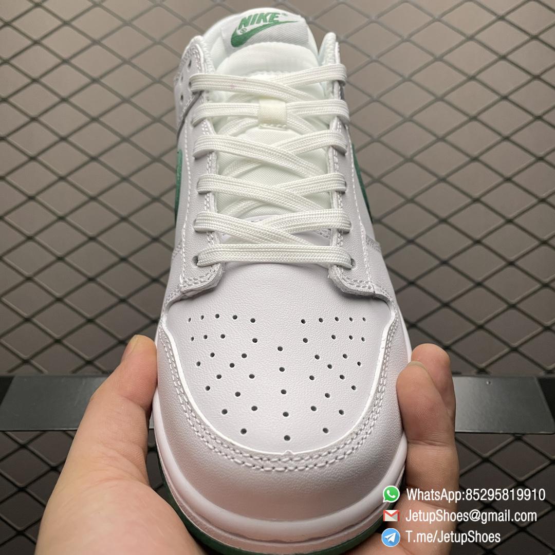 Repsneakers Nike Women Dunk Low White Lucky Green Sneaker SKU DD1503 112 Super Clone Shoes 05