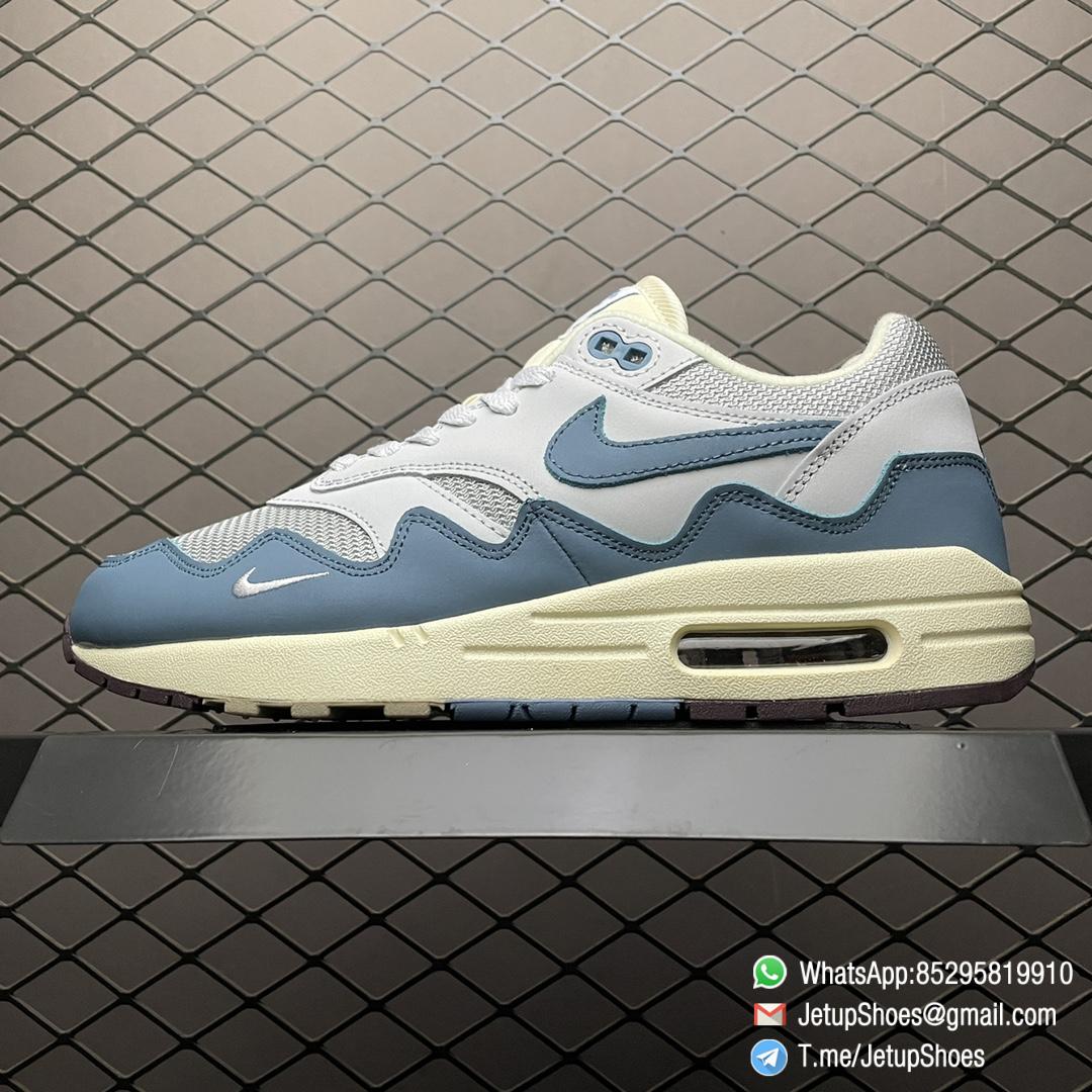 Repsneakers Patta x Air Max 1 Noise Aqua Running Sneakers SKU DH1348 004 Top Replica Shoes 01 Repsneakers Patta x Air Max 1 Noise Aqua Running Sneakers SKU DH1348 004 Top Replica Shoes 01