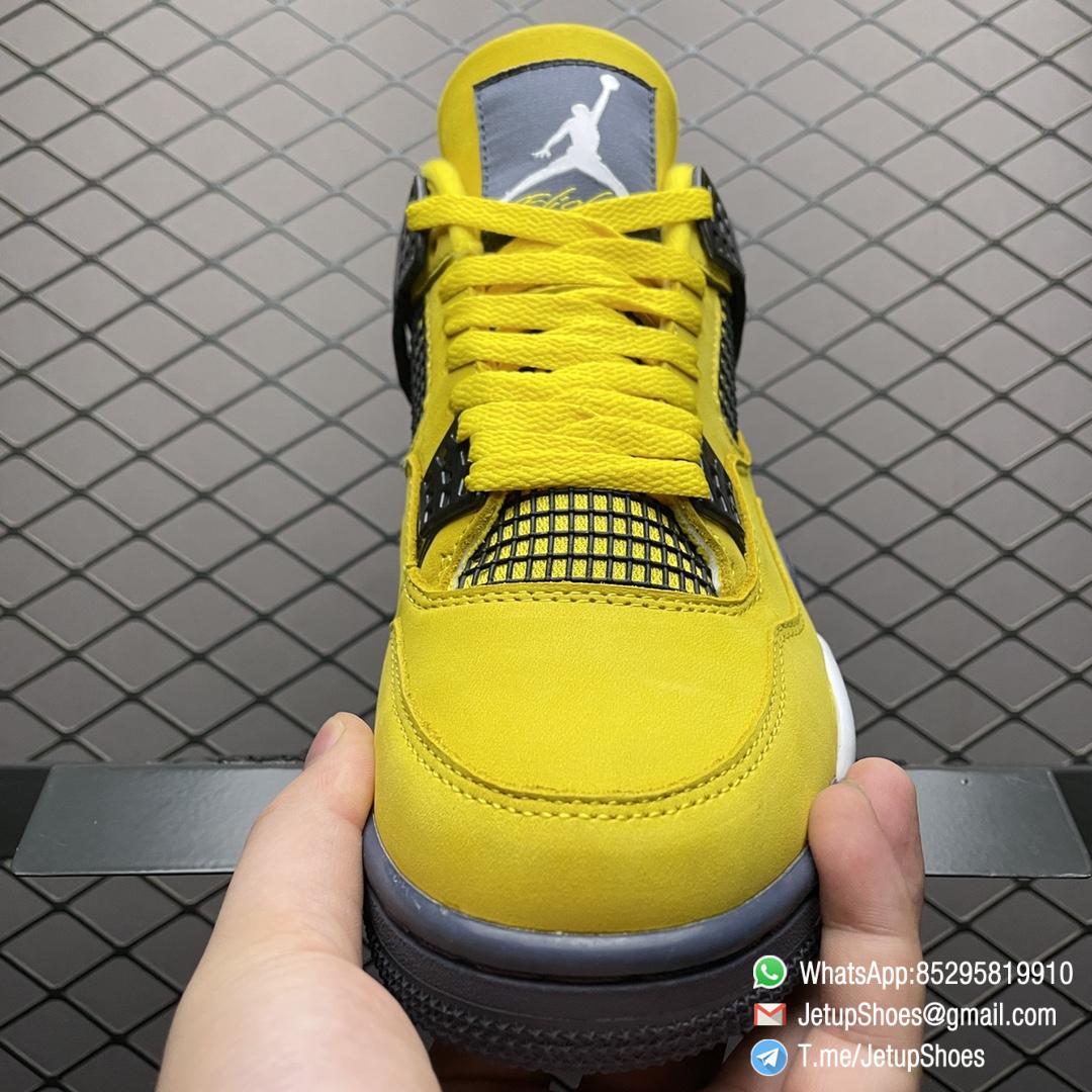 Super Replica Air Jordan 4 Retro Lightning 2021 SKU CT8527 700 Top Quality Snkrs 05