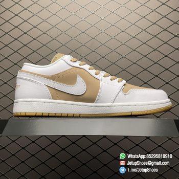 Best Repsneakers Air Jordan 1 Low Hemp White SKU DN6999 100 Top Quality Rep Sneakers 02