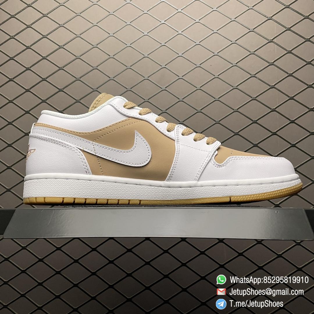 Best Repsneakers Air Jordan 1 Low Hemp White SKU DN6999 100 Top Quality Rep Sneakers 02