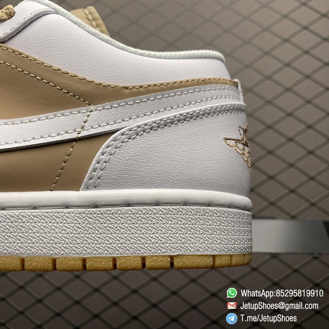 Best Repsneakers Air Jordan 1 Low Hemp White SKU DN6999 100 Top Quality Rep Sneakers 04