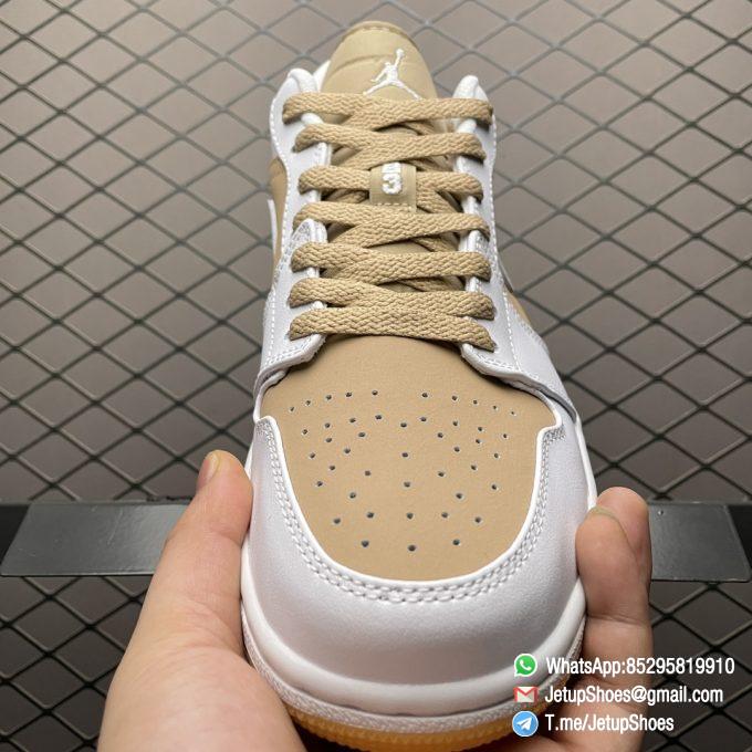 Best Repsneakers Air Jordan 1 Low Hemp White SKU DN6999 100 Top Quality Rep Sneakers 05