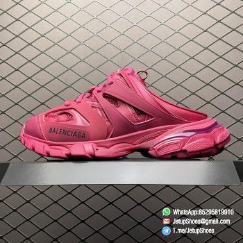 RepShoes Balenciaga Wmns Track Mule Burgundy Slippers SKU 653813 W3CP3 5600 Top Quality RepSneakers 01