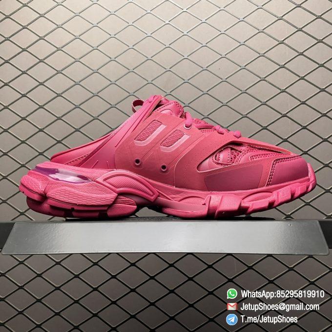 RepShoes Balenciaga Wmns Track Mule Burgundy Slippers SKU 653813 W3CP3 5600 Top Quality RepSneakers 02