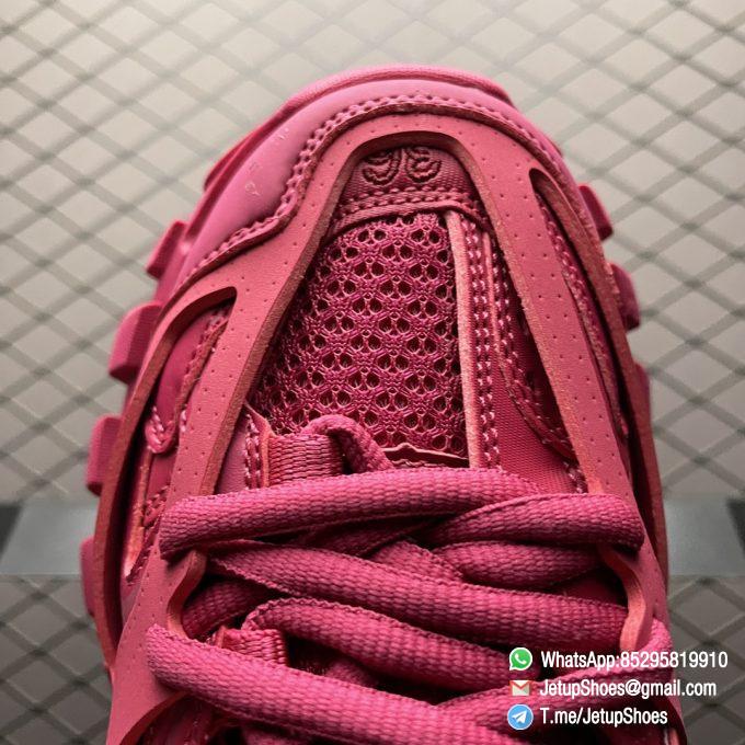 RepShoes Balenciaga Wmns Track Mule Burgundy Slippers SKU 653813 W3CP3 5600 Top Quality RepSneakers 08