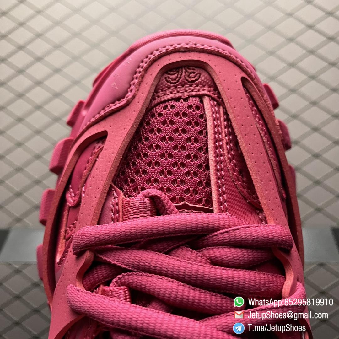 RepShoes Balenciaga Wmns Track Mule Burgundy Slippers SKU 653813 W3CP3 5600 Top Quality RepSneakers 08