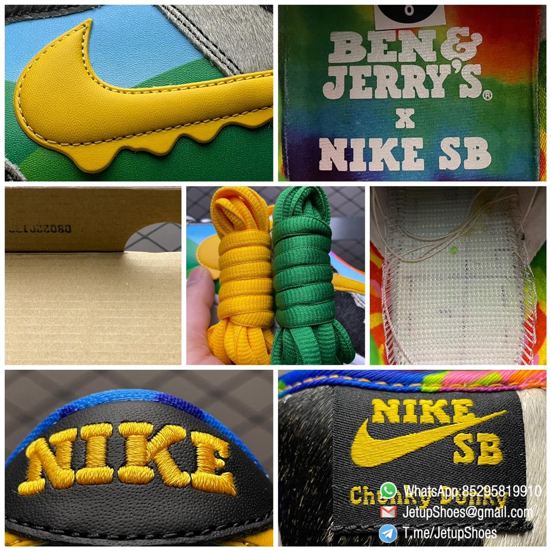 RepSneaker Ben Jerrys x Nike Dunk Low SB Chunky Dunky Zoom Air Skateboarding Top RepSnkrs 09