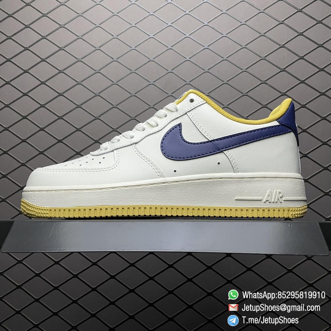 RepSneakers Air Force 1 07 White Blue Yellow SKU AQ2288 111 Best Replica Sneakers 01