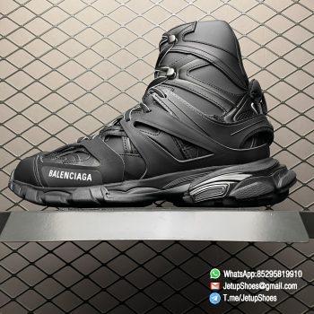 RepSneakers Balenciaga Track Hike Black Sneaker Black Polyester Hollow Upper ART NO 654867 Best Quality 01