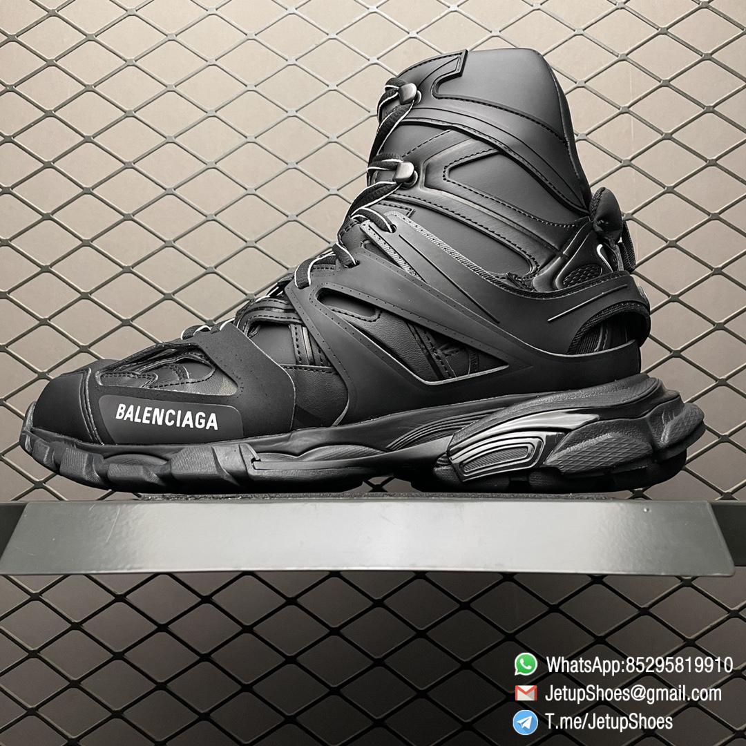 RepSneakers Balenciaga Track Hike Black Sneaker Black Polyester Hollow Upper ART NO 654867 Best Quality 01 RepSneakers Balenciaga Track Hike Black Sneaker Black Polyester Hollow Upper ART NO 654867 Best Quality 01