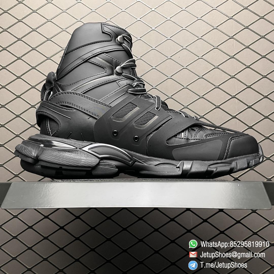 RepSneakers Balenciaga Track Hike Black Sneaker Black Polyester Hollow Upper ART NO 654867 Best Quality 02 RepSneakers Balenciaga Track Hike Black Sneaker Black Polyester Hollow Upper ART NO 654867 Best Quality 02