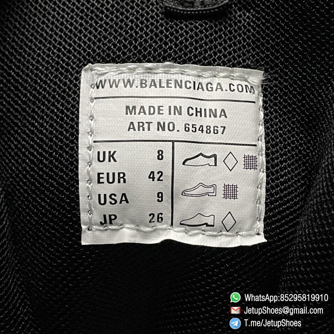 RepSneakers Balenciaga Track Hike Black Sneaker Black Polyester Hollow Upper ART NO 654867 Best Quality 09 RepSneakers Balenciaga Track Hike Black Sneaker Black Polyester Hollow Upper ART NO 654867 Best Quality 09