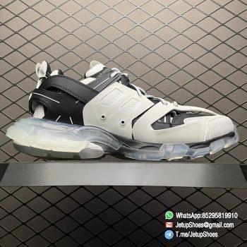 RepSneakers Balenciaga Track Sneaker Clear Sole White Black SKU 647742 W3BZ2 9010 Highest RepSnkrs 02