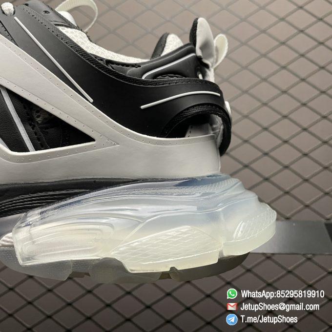 RepSneakers Balenciaga Track Sneaker Clear Sole White Black SKU 647742 W3BZ2 9010 Highest RepSnkrs 04
